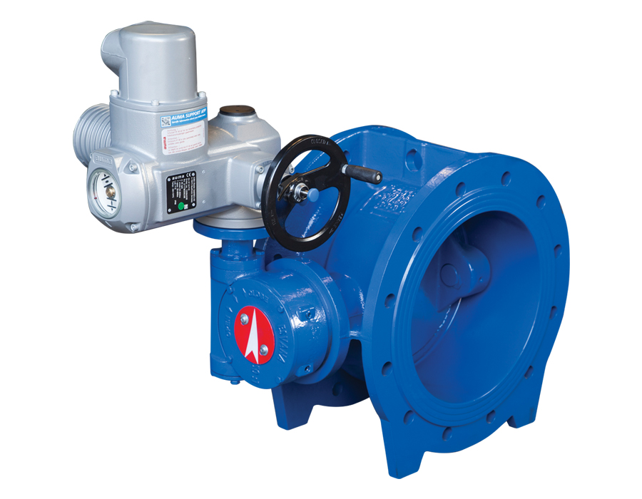 Actuated Butterfly Valve